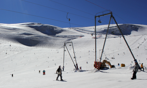 summer skiing italy