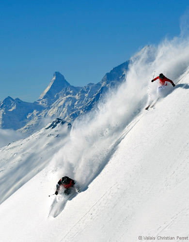 valais skiing