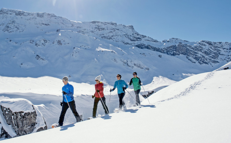 guided off-piste skiing Adelboden