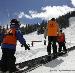 childrens ski lessons, arapahoe basin