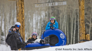 snow tubing in beaver creek ski resort