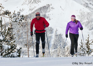 nordic skiing at big sky mountain resort