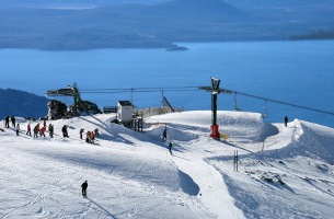 lake lacar, patagonia