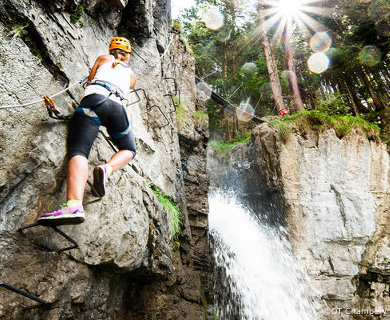 Champéry guided via ferrata