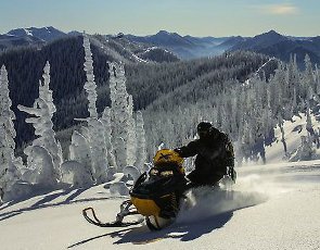 snowmobile adventures in fernie, british columbia, canada