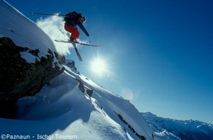 off-piste skiing in galtur, austria