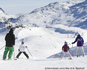 family ski holidays in hemsedal, norway, skiing in hemsedal