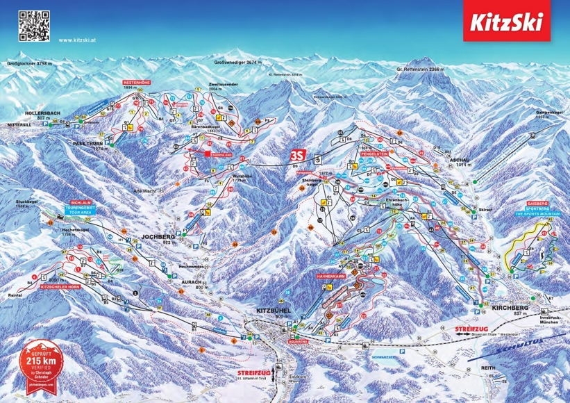 Piste map for Kirchberg