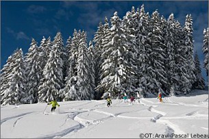 la-clusaz ski resort, off-piste skiing in la-clusaz