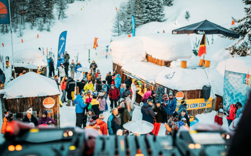 apres-ski bar in la-plagne