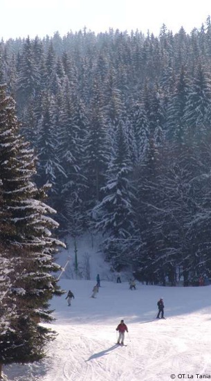 la-tania ski resort guide - skiing on the piste