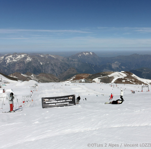 les deux alpes - mantel glacier