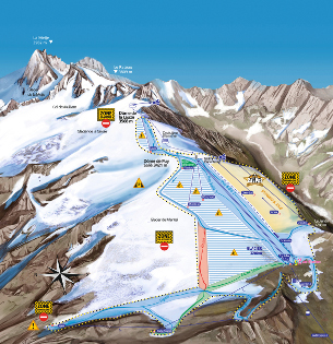 les deux alpes summer skiing piste map