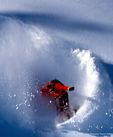 les menuires ski touring, 3 valleys mountain guides