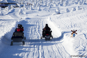 off-piste skiing in levi, finland