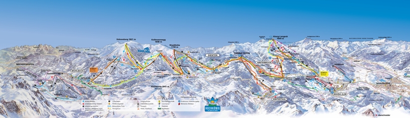 Piste map for Maria Alm