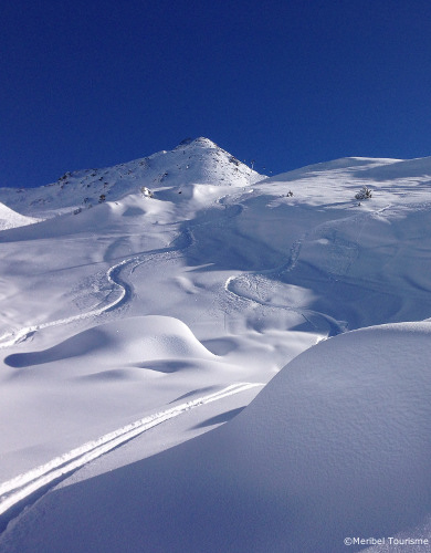 meribel guided off piste ski touring