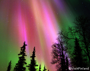 saariselka northern lights lapland