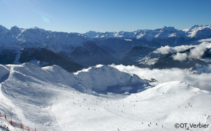 skiing in Verbier