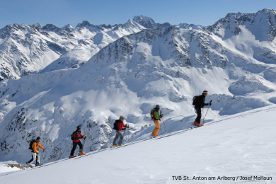 arlberg guided off-piste touring