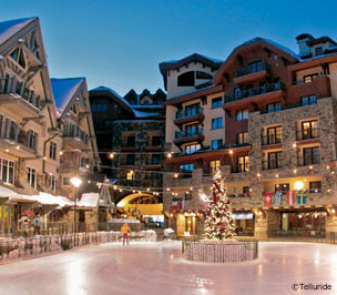 ice skating in telluride