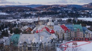 tremblant ski-in, ski-out accommodation, quebec, canada