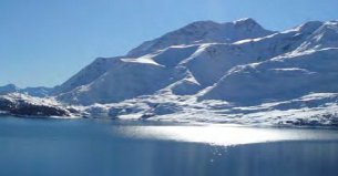 val cenis piste map and ski tour to lake cenis