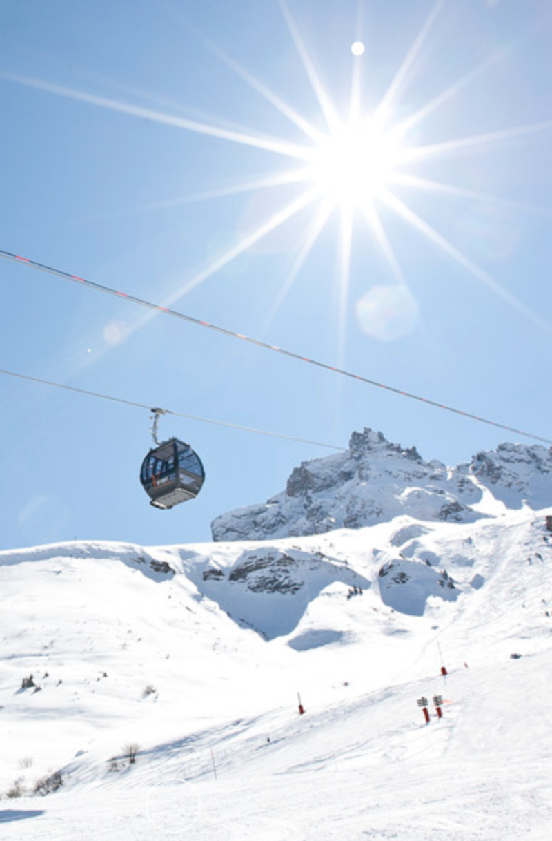 skiing in Valmorel